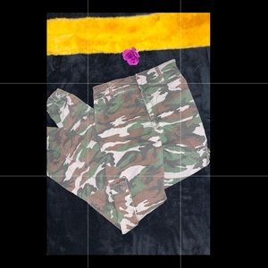 Forever21 Camo High Waisted Cargo Pants